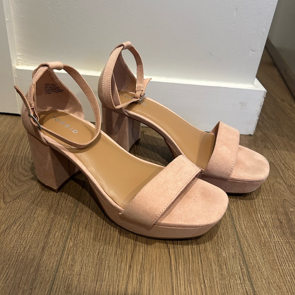 Torrid Blush Pink Platform Heels